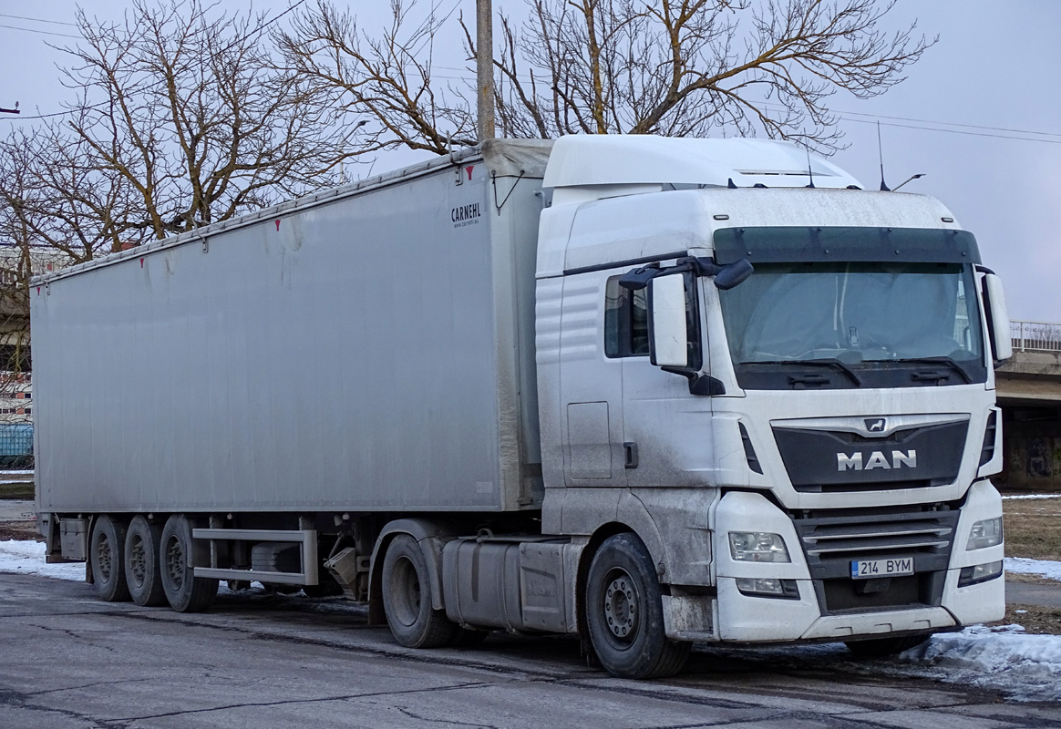 Эстония, № 214 BYM — MAN TGX ('2016) (Общая модель)