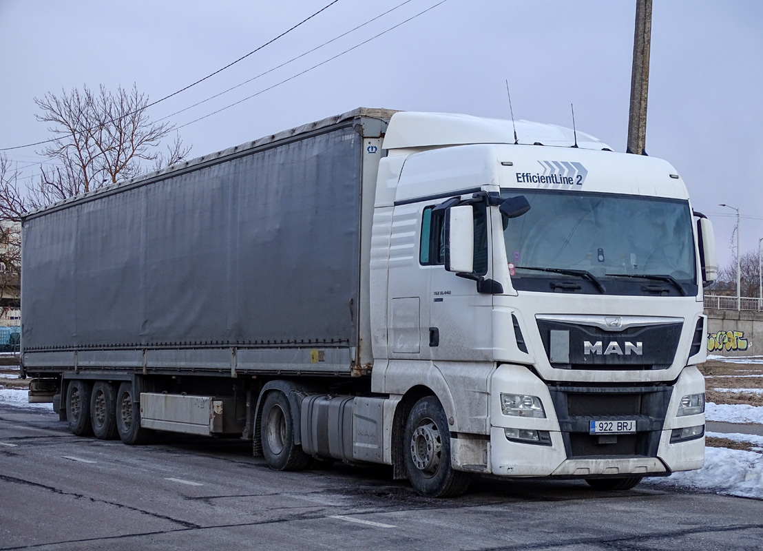 Эстония, № 922 BRJ — MAN TGX ('2012) 18.440