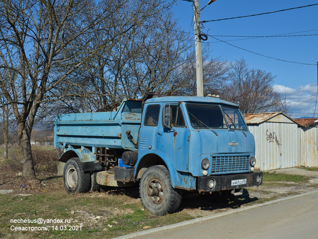 Севастополь, № А 441 СО 92 — МАЗ-5549