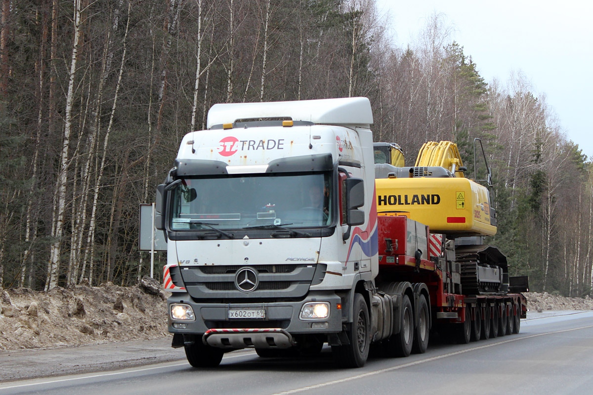 Тверская область, № Х 602 ОТ 69 — Mercedes-Benz Actros ('2009)