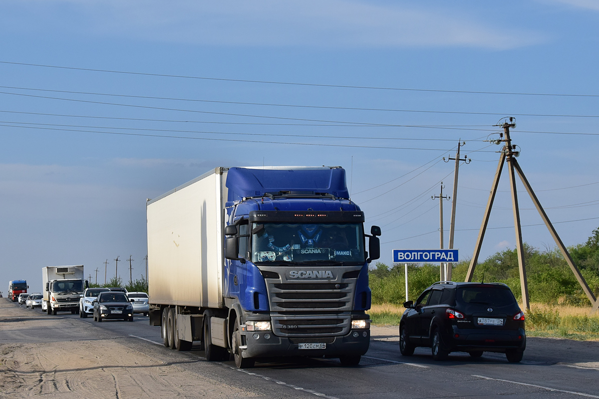 Саратовская область, № Р 120 СМ 64 — Scania ('2009) G380