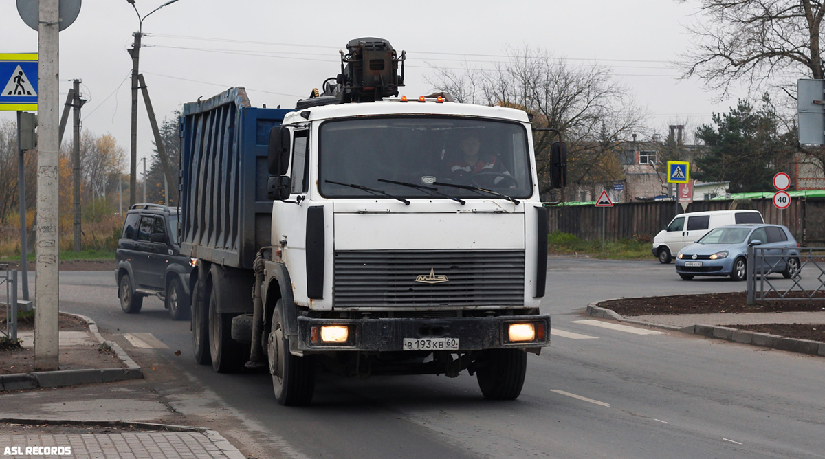 Псковская область, № В 193 КВ 60 — МАЗ-6303A5