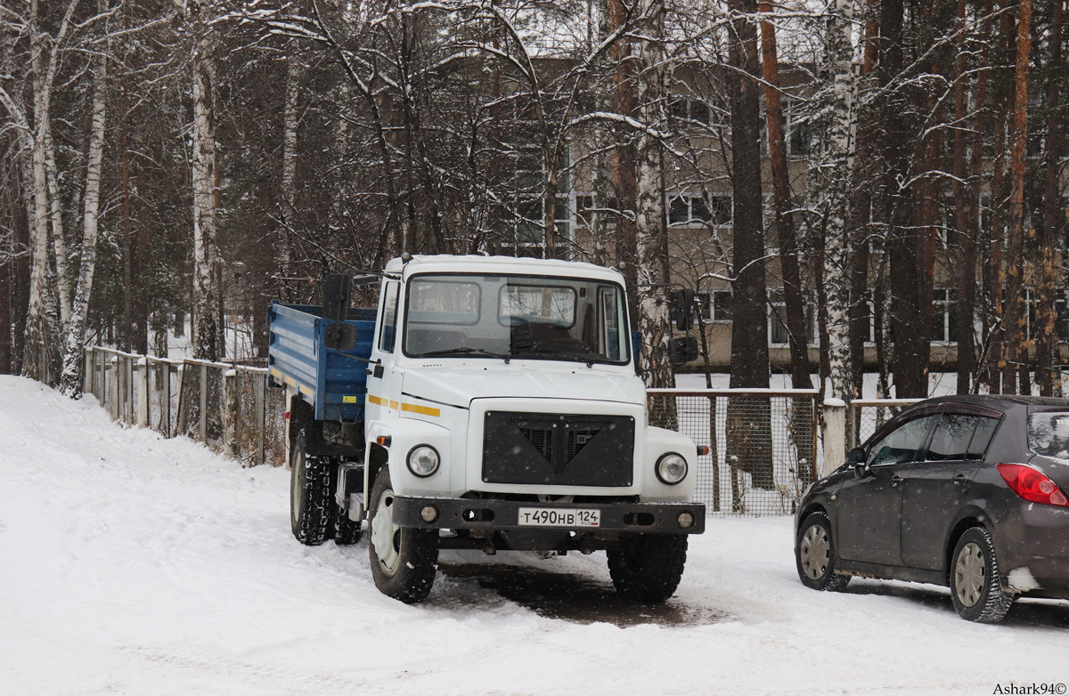 Красноярский край, № Т 490 НВ 124 — ГАЗ-3309