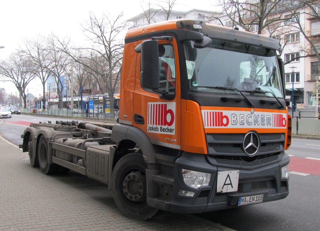 Германия, № MA-EN 105 — Mercedes-Benz Arocs (общ.м)