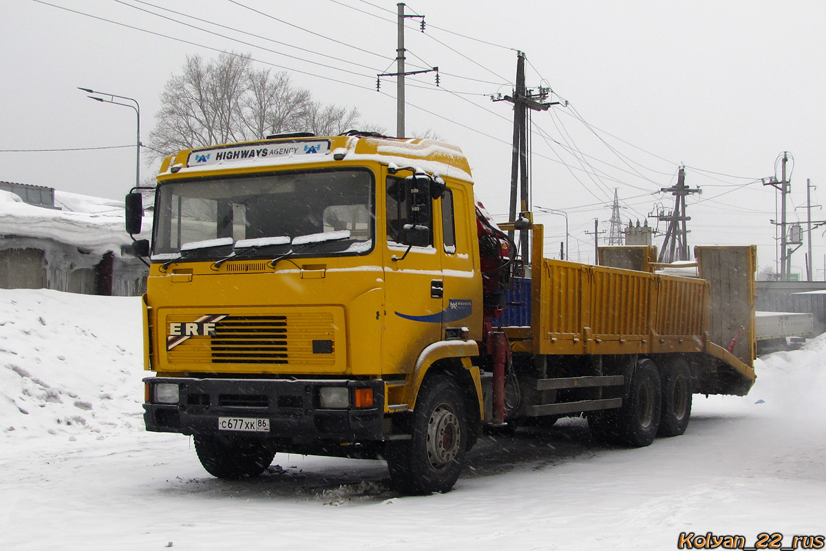 Алтайский край, № С 677 ХК 86 — ERF E10