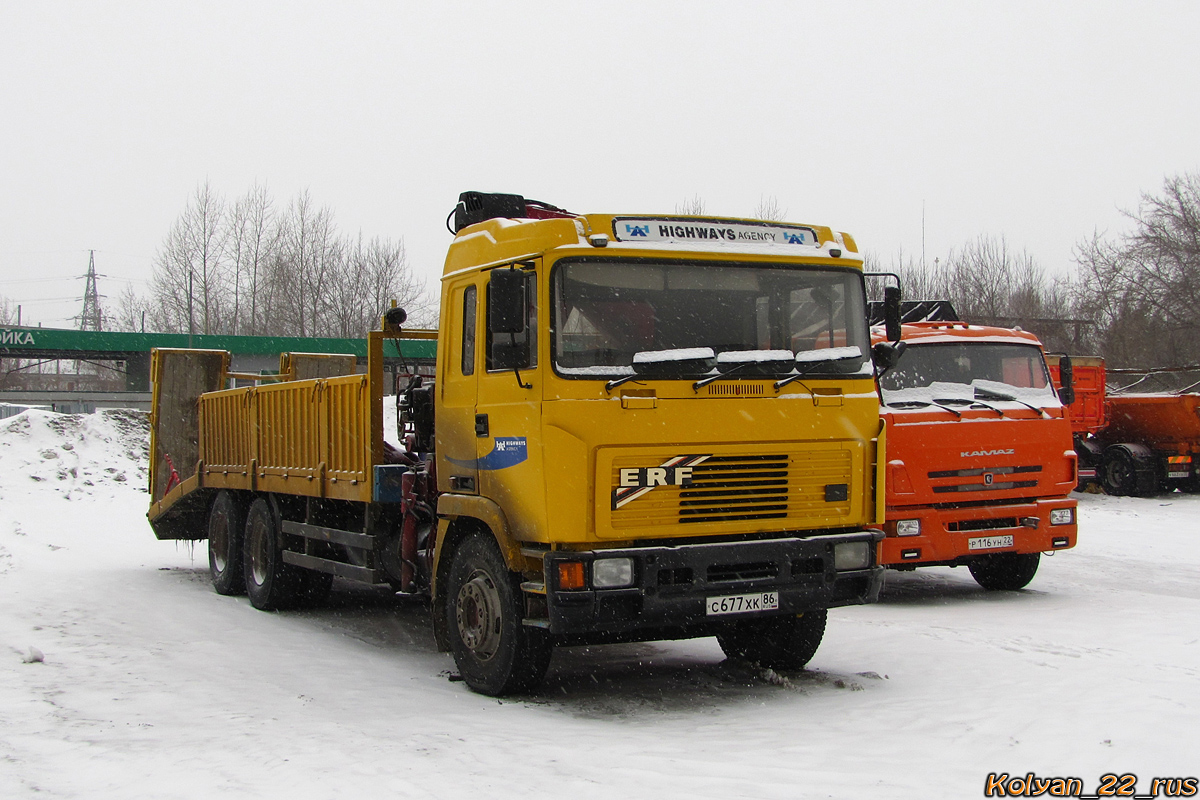 Алтайский край, № С 677 ХК 86 — ERF E10