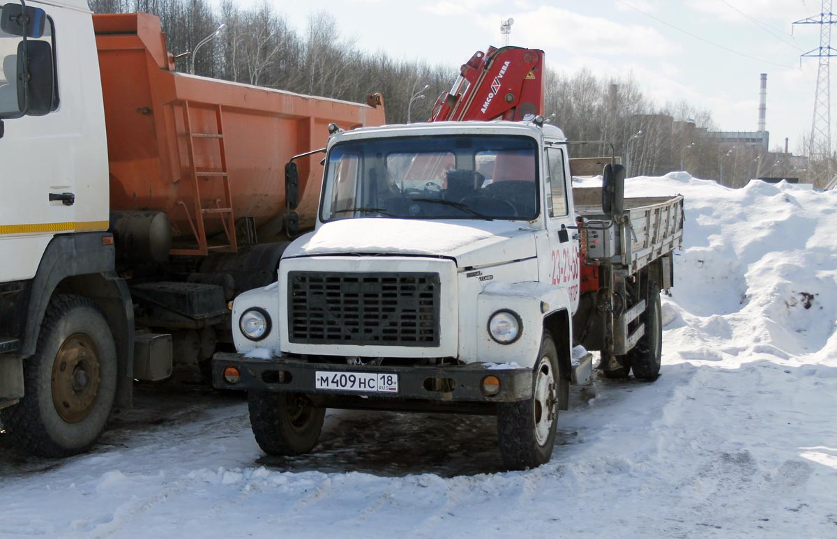 Удмуртия, № М 409 НС 18 — ГАЗ-3309