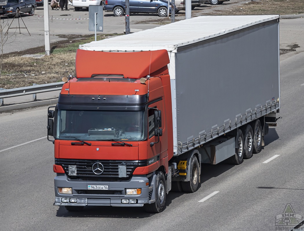 Павлодарская область, № 963 EEA 14 — Mercedes-Benz Actros ('1997) 1840