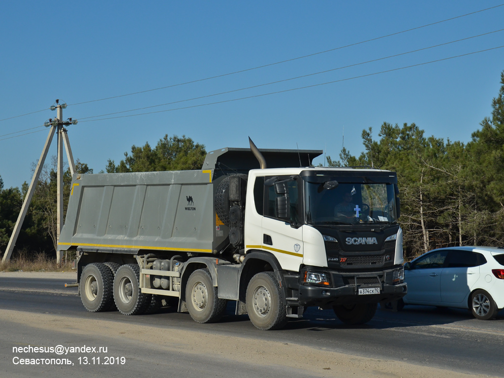 Севастополь, № А 374 СК 92 — Scania ('2016) P440