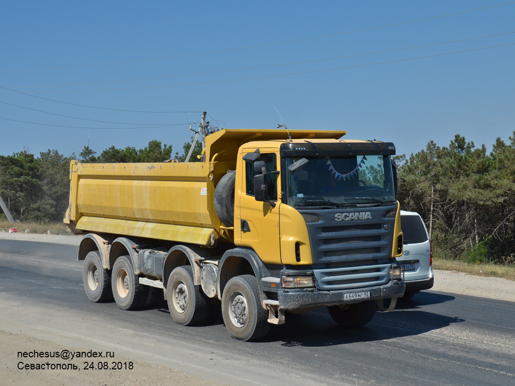 Севастополь, № А 649 МС 92 — Scania ('2004) G420