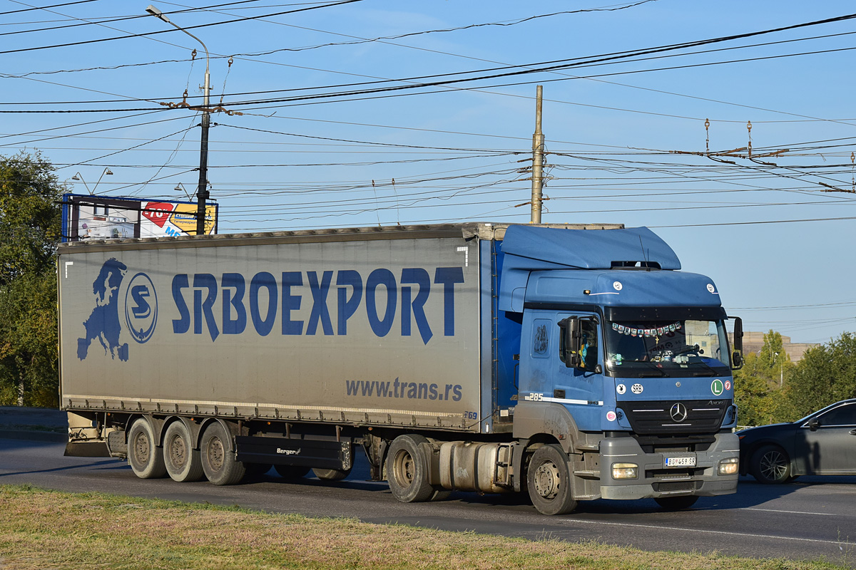 Сербия, № BG 459-SR — Mercedes-Benz Axor 1843