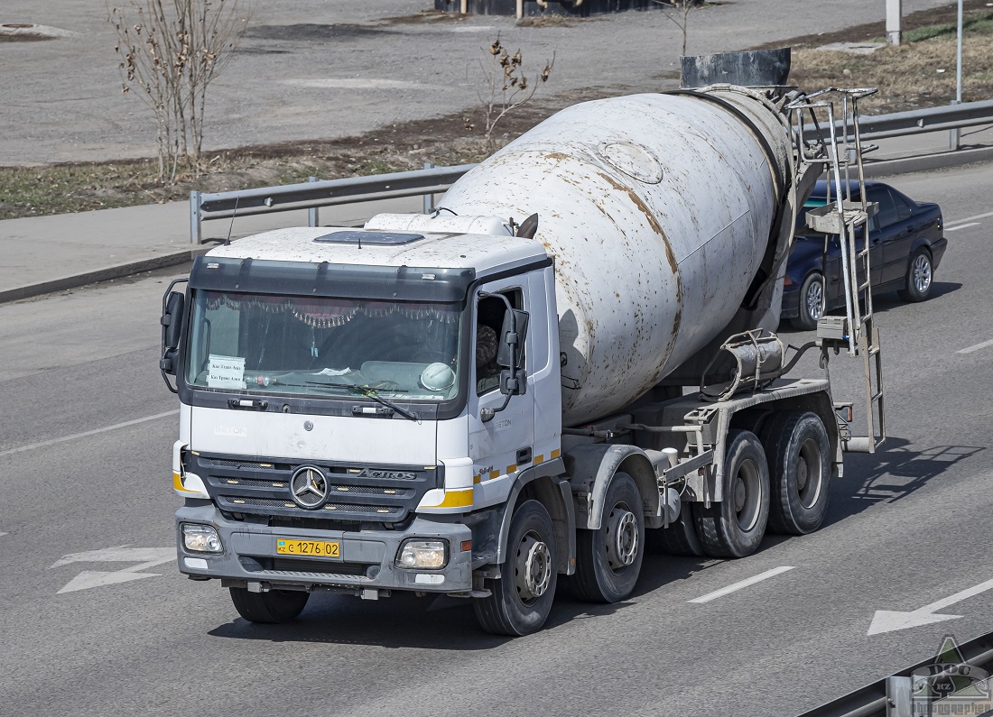 Алматы, № C 1276 02 — Mercedes-Benz Actros ('2003) 3541