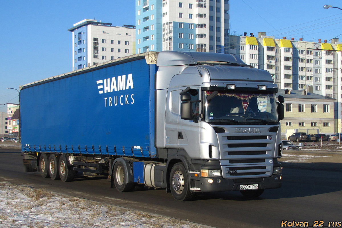 Кемеровская область, № О 390 АН 142 — Scania ('2004) R480