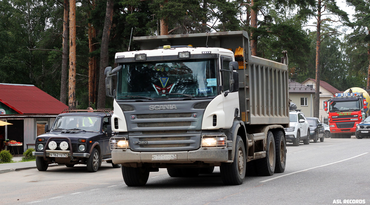 Ленинградская область, № О 323 ХО 47 — Scania ('2004) P380