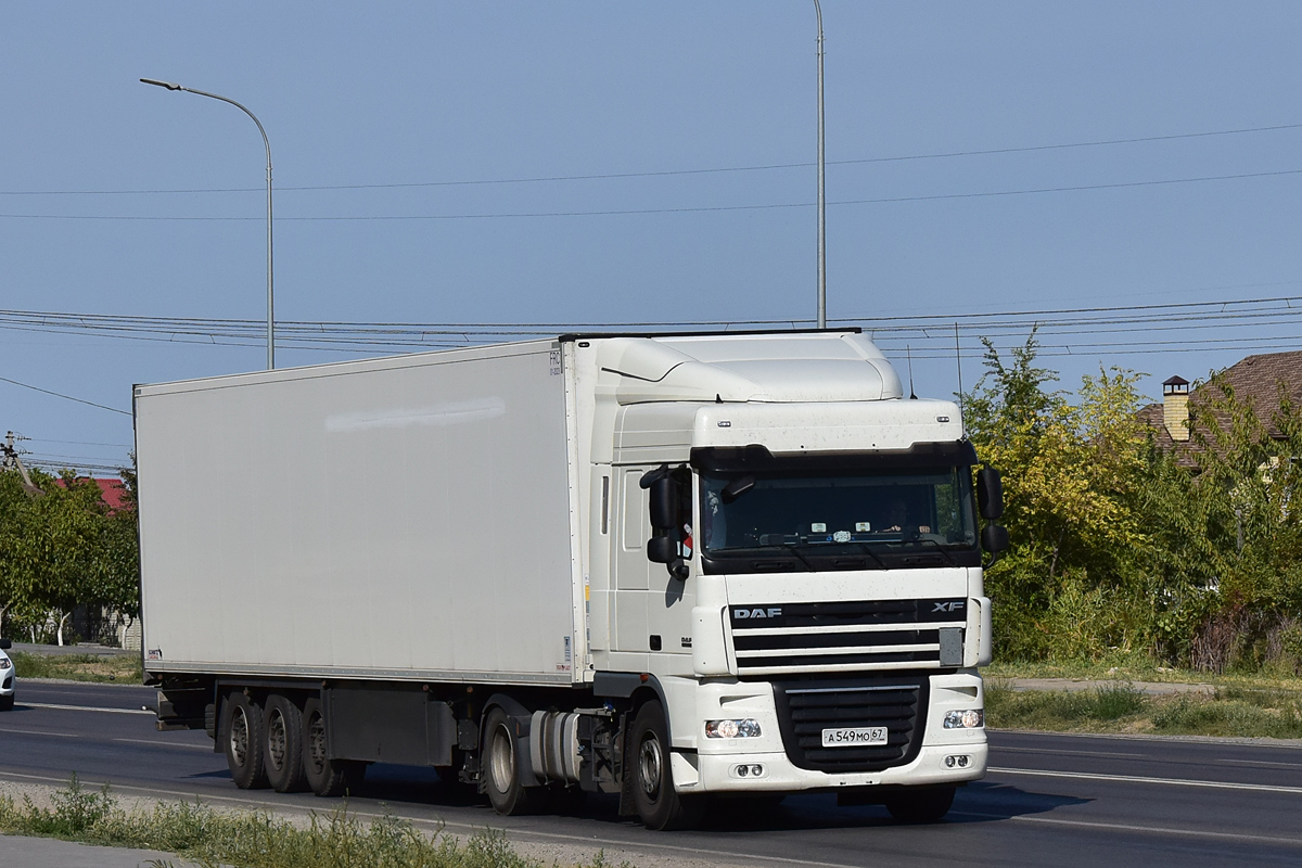 Смоленская область, № А 549 МО 67 — DAF XF105 FT