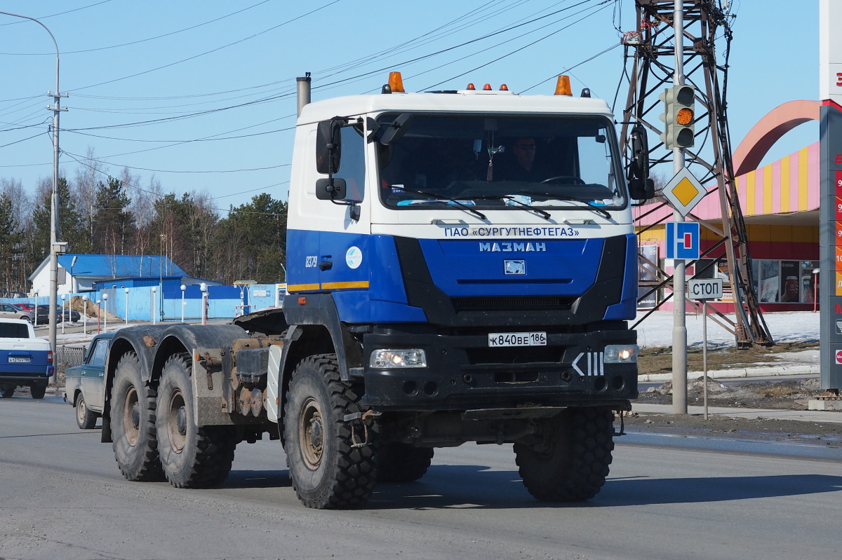 Ханты-Мансийский автоном.округ, № К 840 ВЕ 186 — МАЗ-MAN-6465