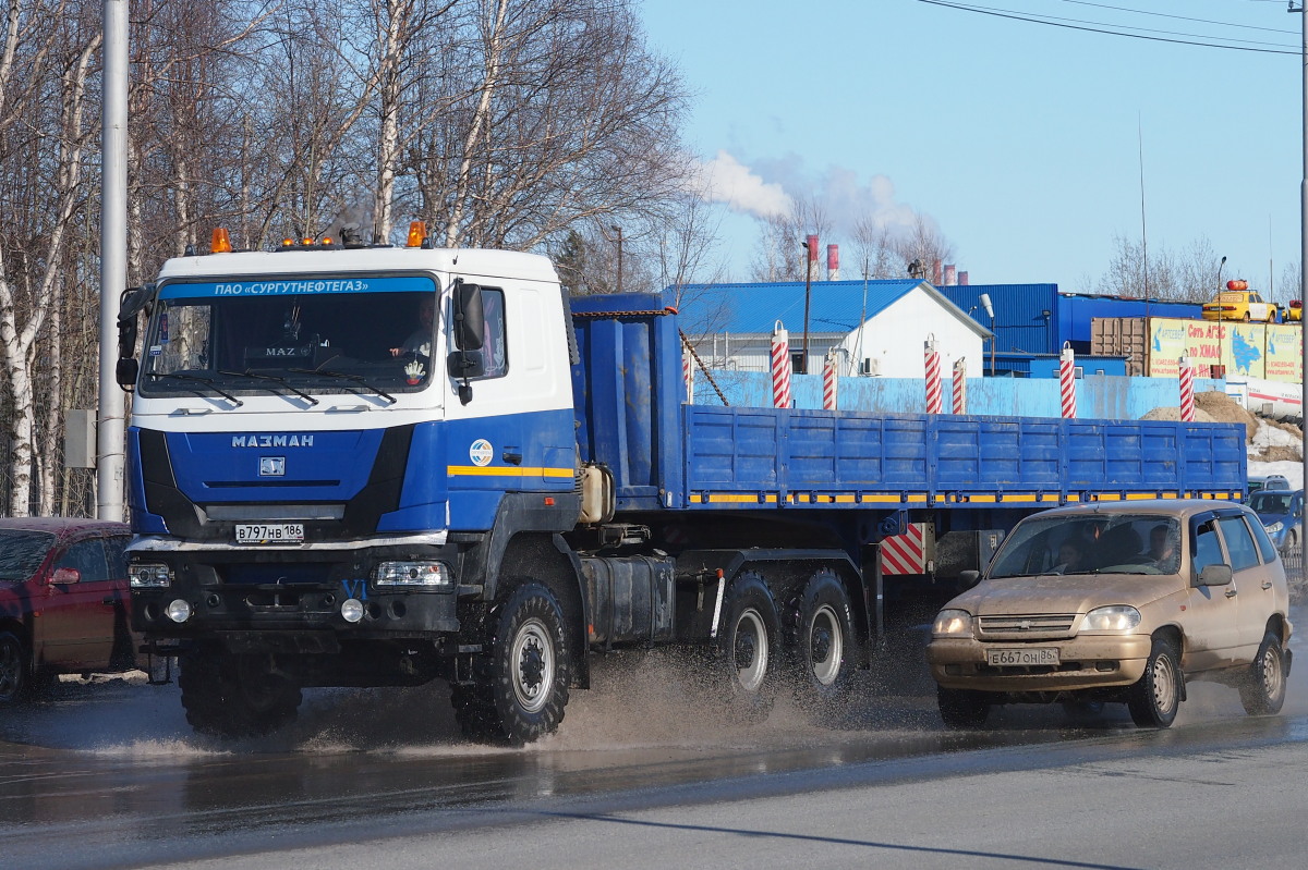 Ханты-Мансийский автоном.округ, № В 797 НВ 186 — МАЗ-MAN-6465