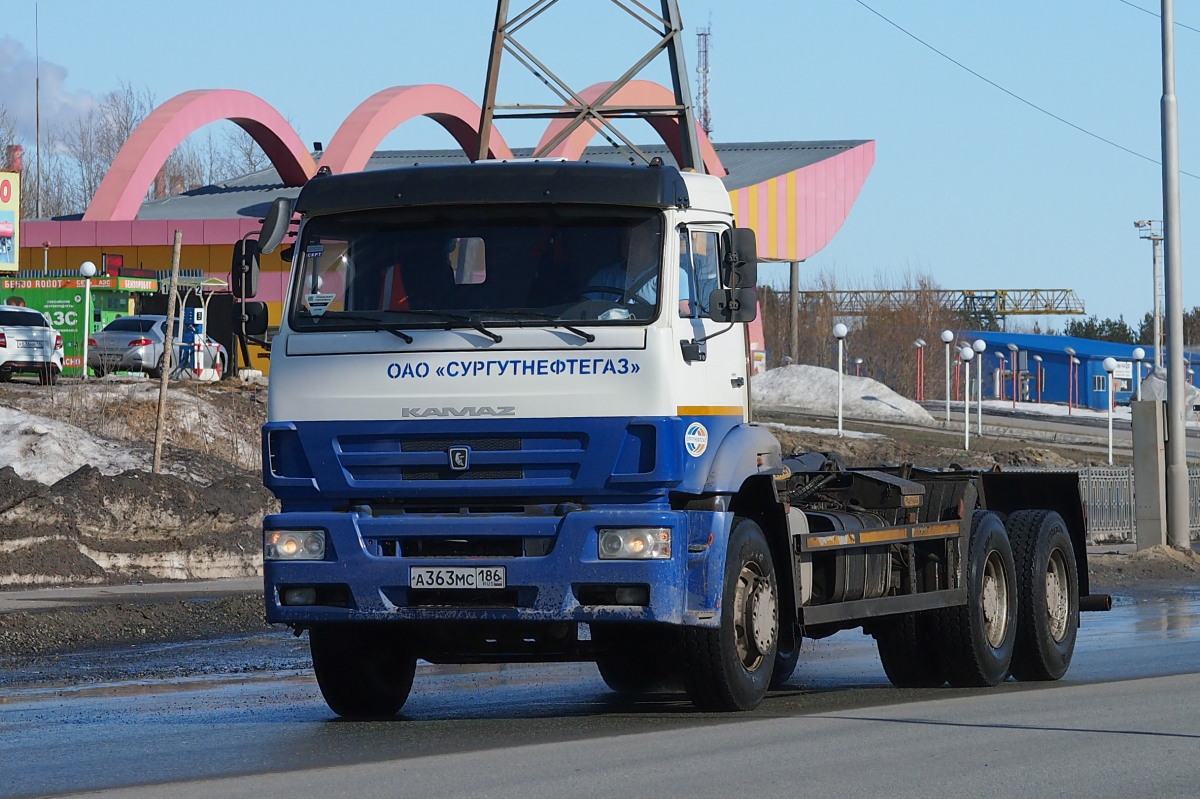 Ханты-Мансийский автоном.округ, № А 363 МС 186 — КамАЗ-6520 (общая модель)