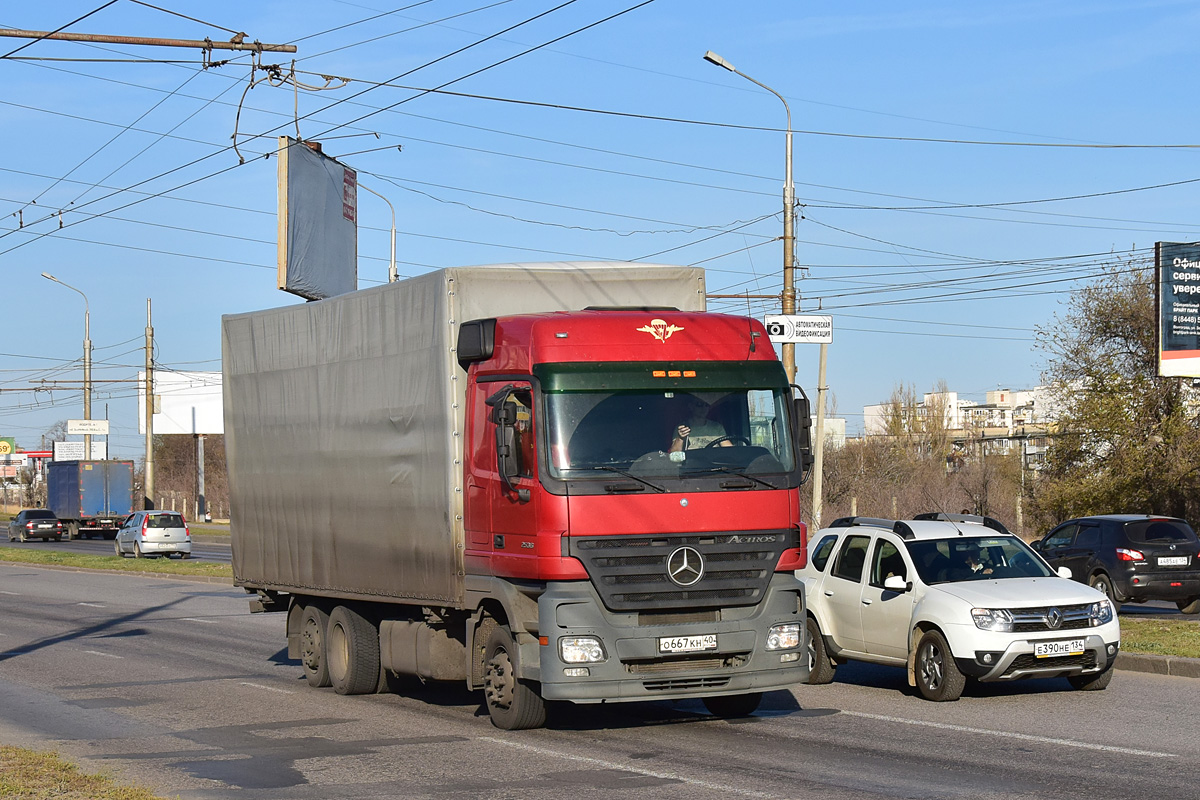 Саратовская область, № О 667 КН 40 — Mercedes-Benz Actros ('2003) 2532