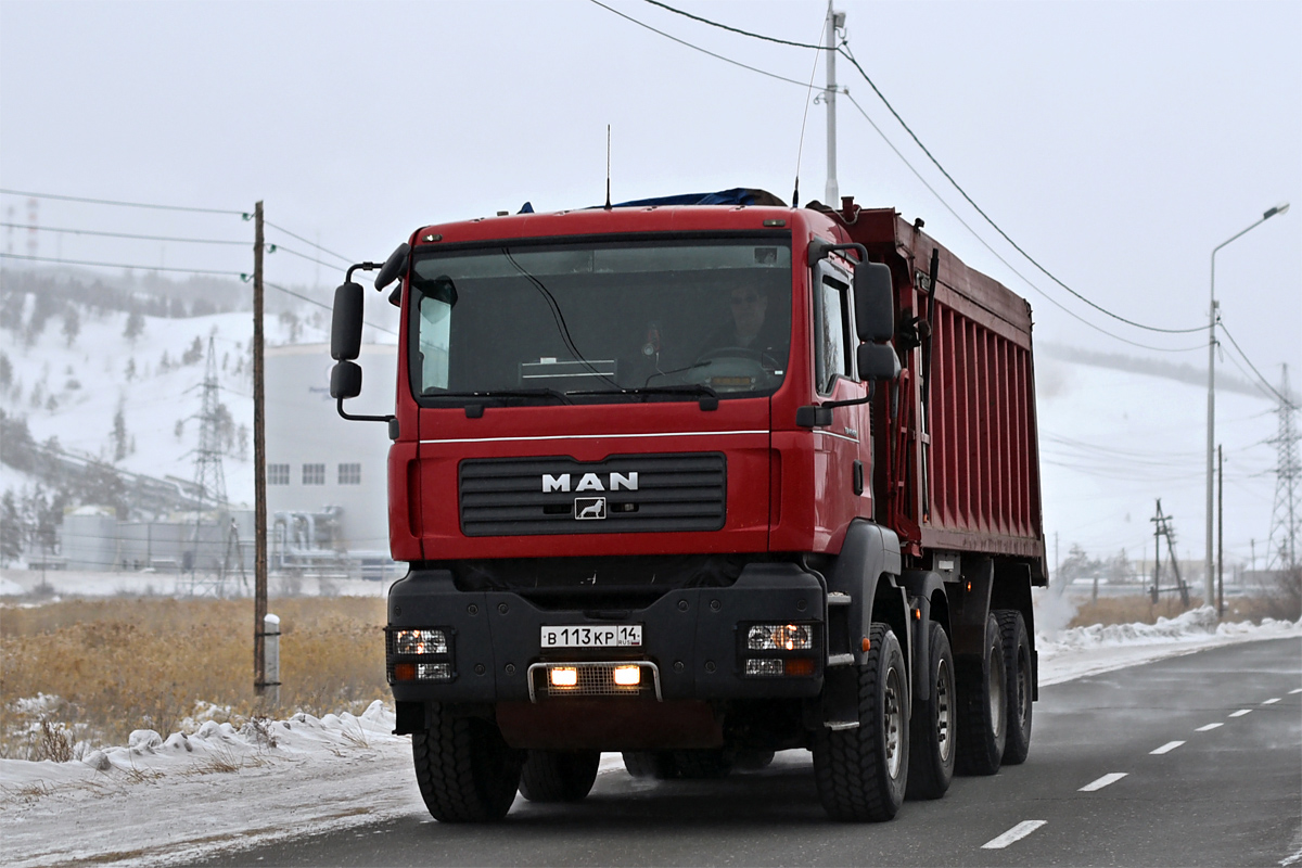 Саха (Якутия), № В 113 КР 14 — MAN TGA 41.480