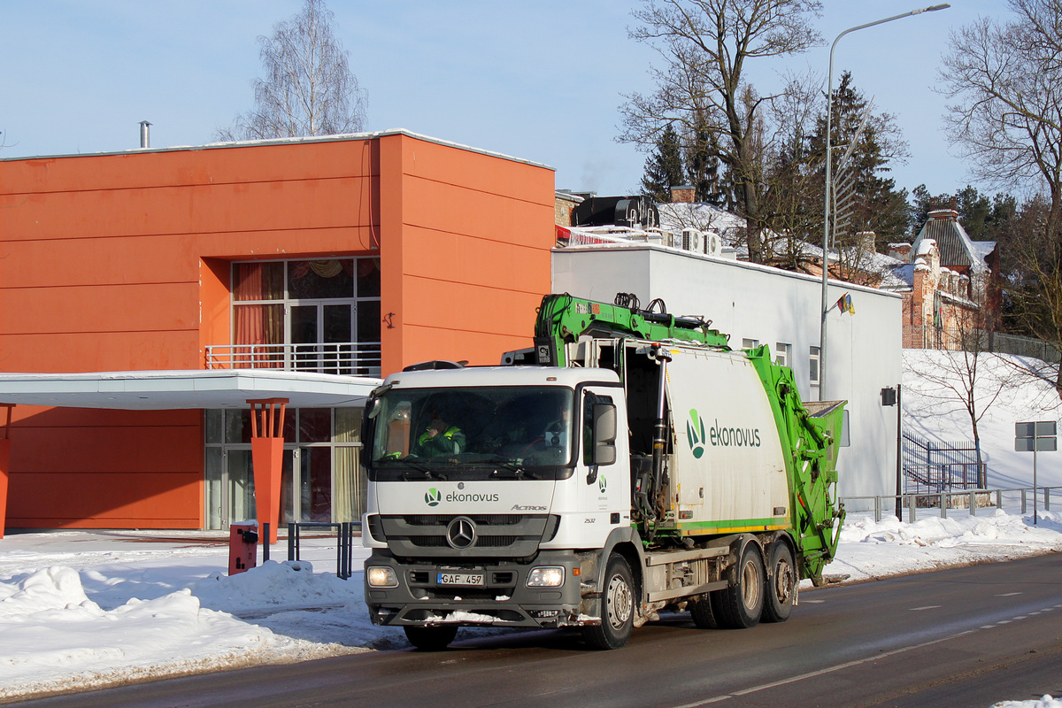 Литва, № GAF 457 — Mercedes-Benz Actros ('2009)