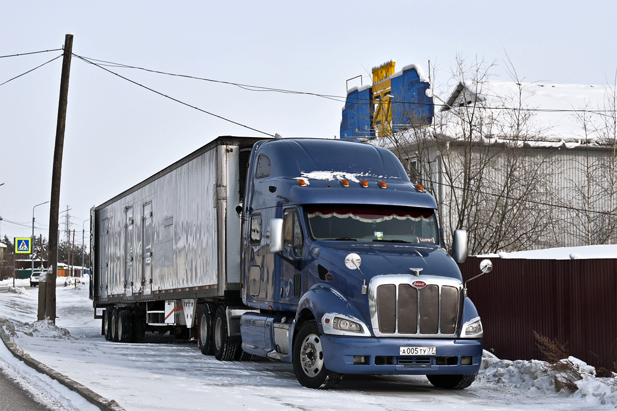 Хабаровский край, № А 005 ТУ 77 — Peterbilt 387