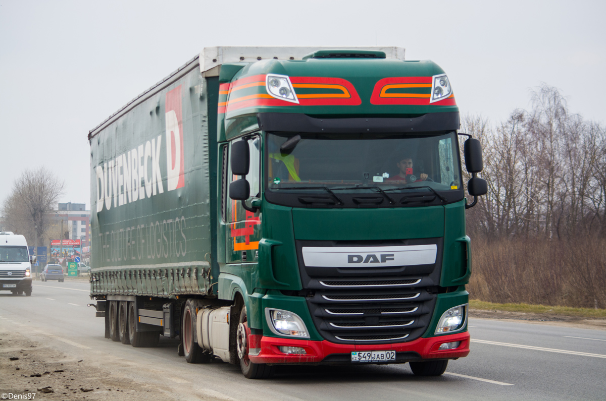 Алматы, № 549 JAB 02 — DAF XF Euro6 FT