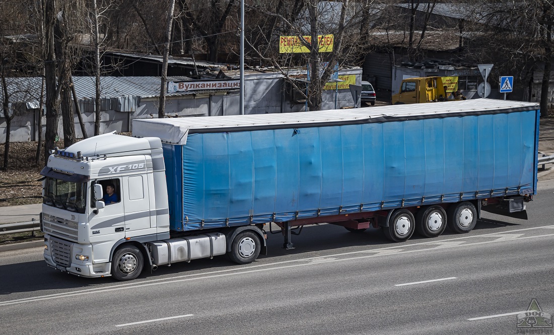 Алматинская область, № 437 UDB 05 — DAF XF105 FT