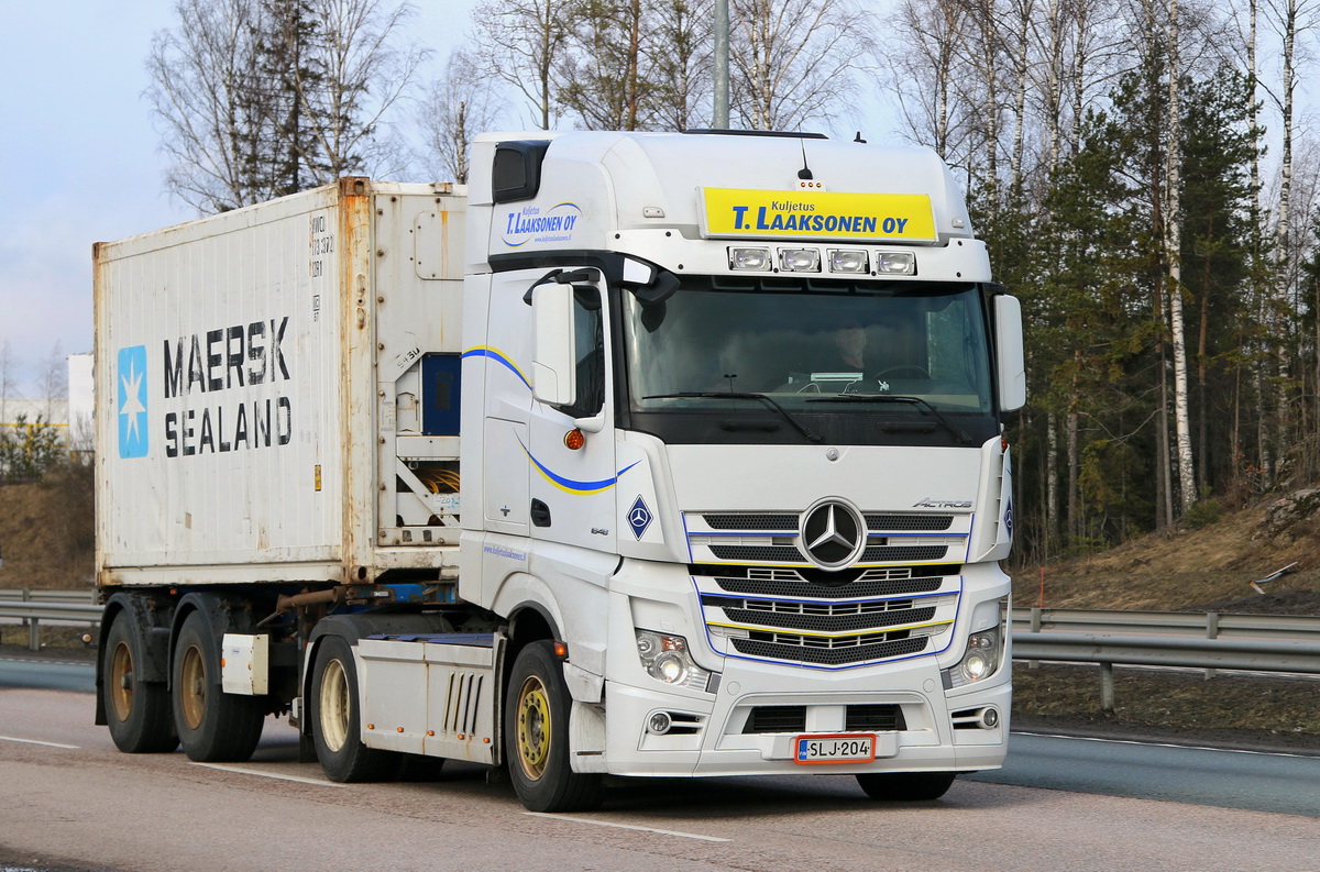 Финляндия, № SLJ-204 — Mercedes-Benz Actros ('2011) 1848