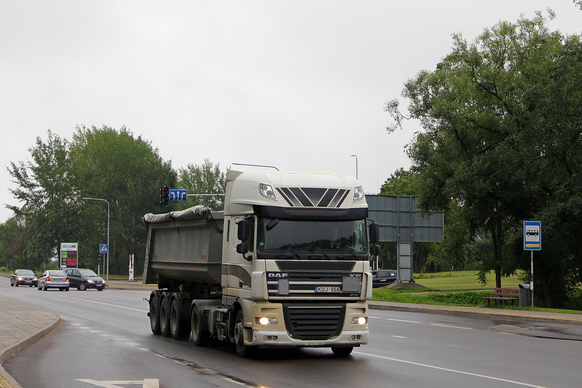 Литва, № KUJ 056 — DAF XF105 FT