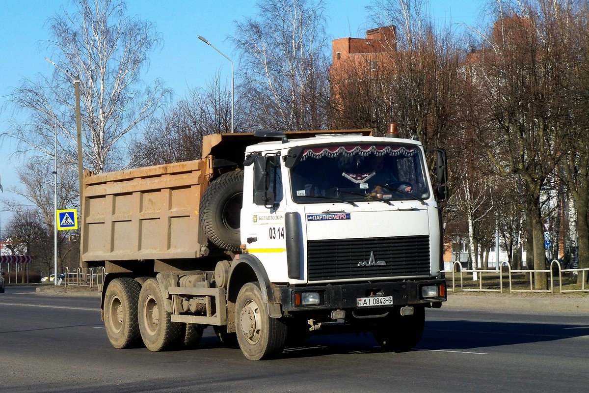 Могилёвская область, № АІ 0843-6 — МАЗ-5516 (общая модель)
