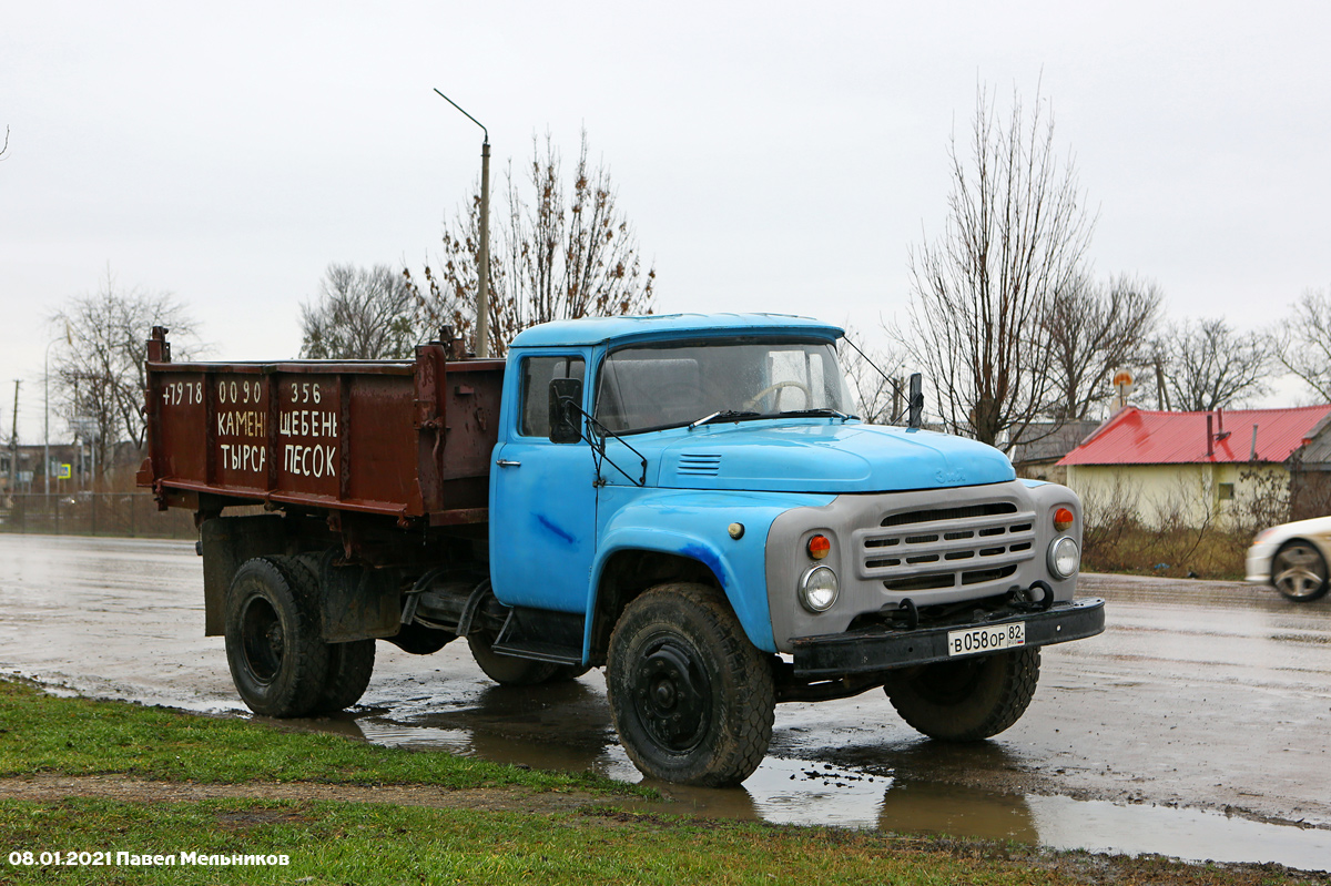 Крым, № В 058 ОР 82 — ЗИЛ-495710