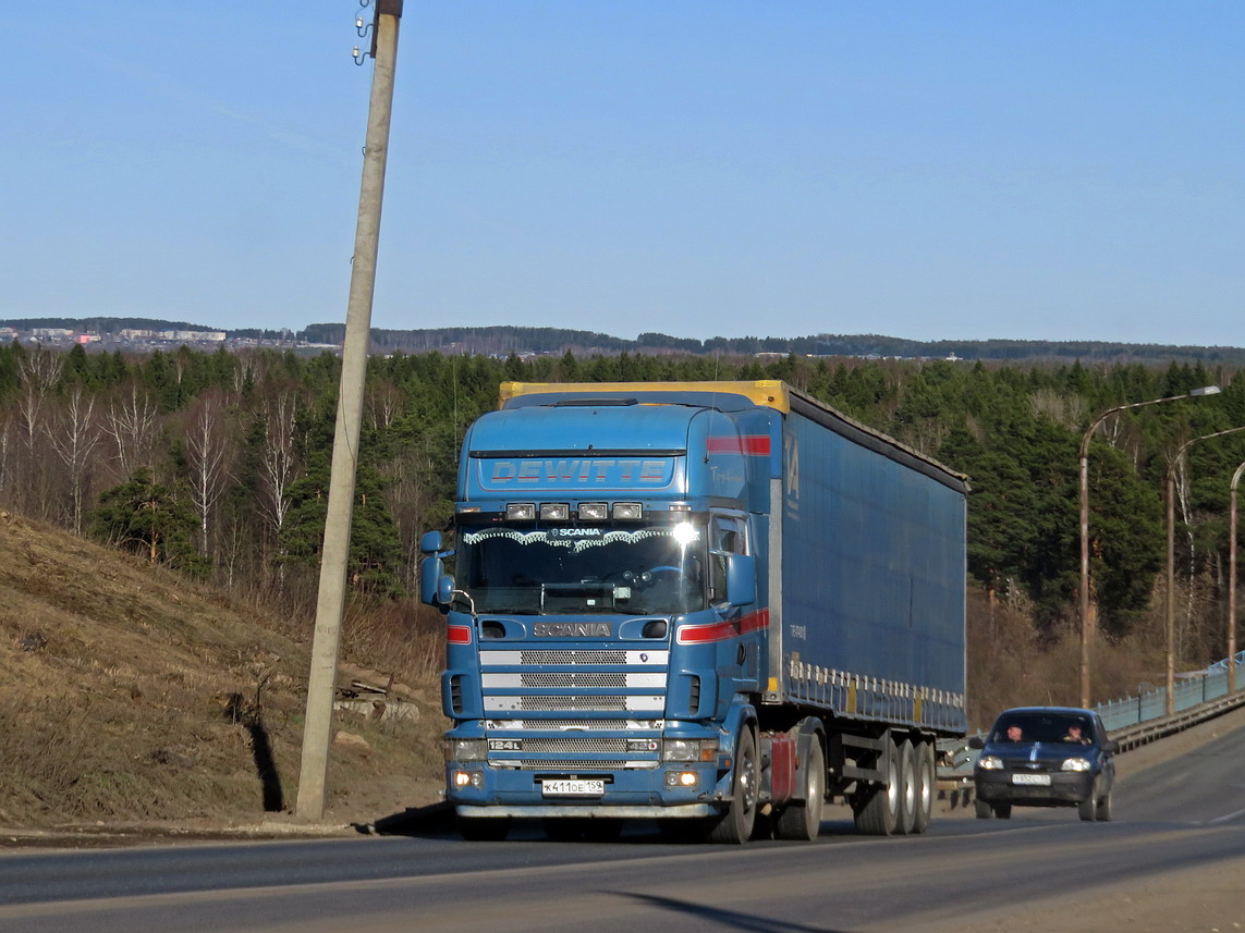 Пермский край, № К 411 ОЕ 159 — Scania ('1996) R114L