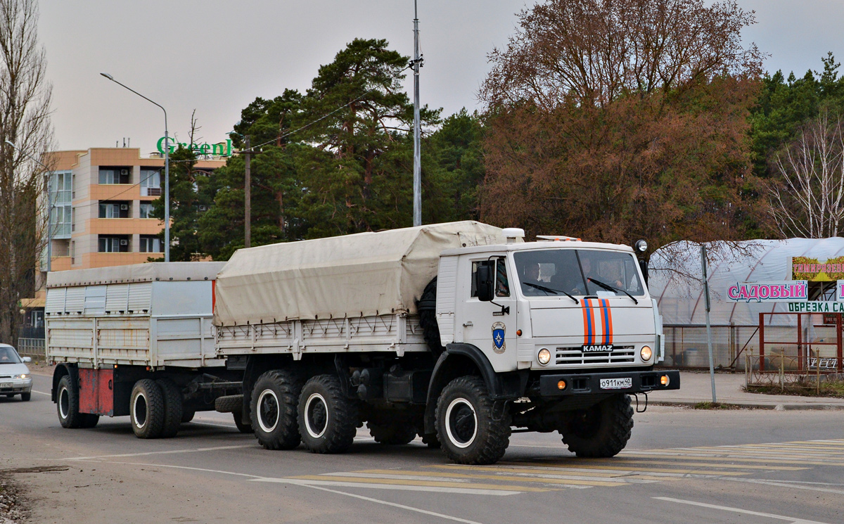 Калужская область, № О 911 КМ 40 — КамАЗ-43101