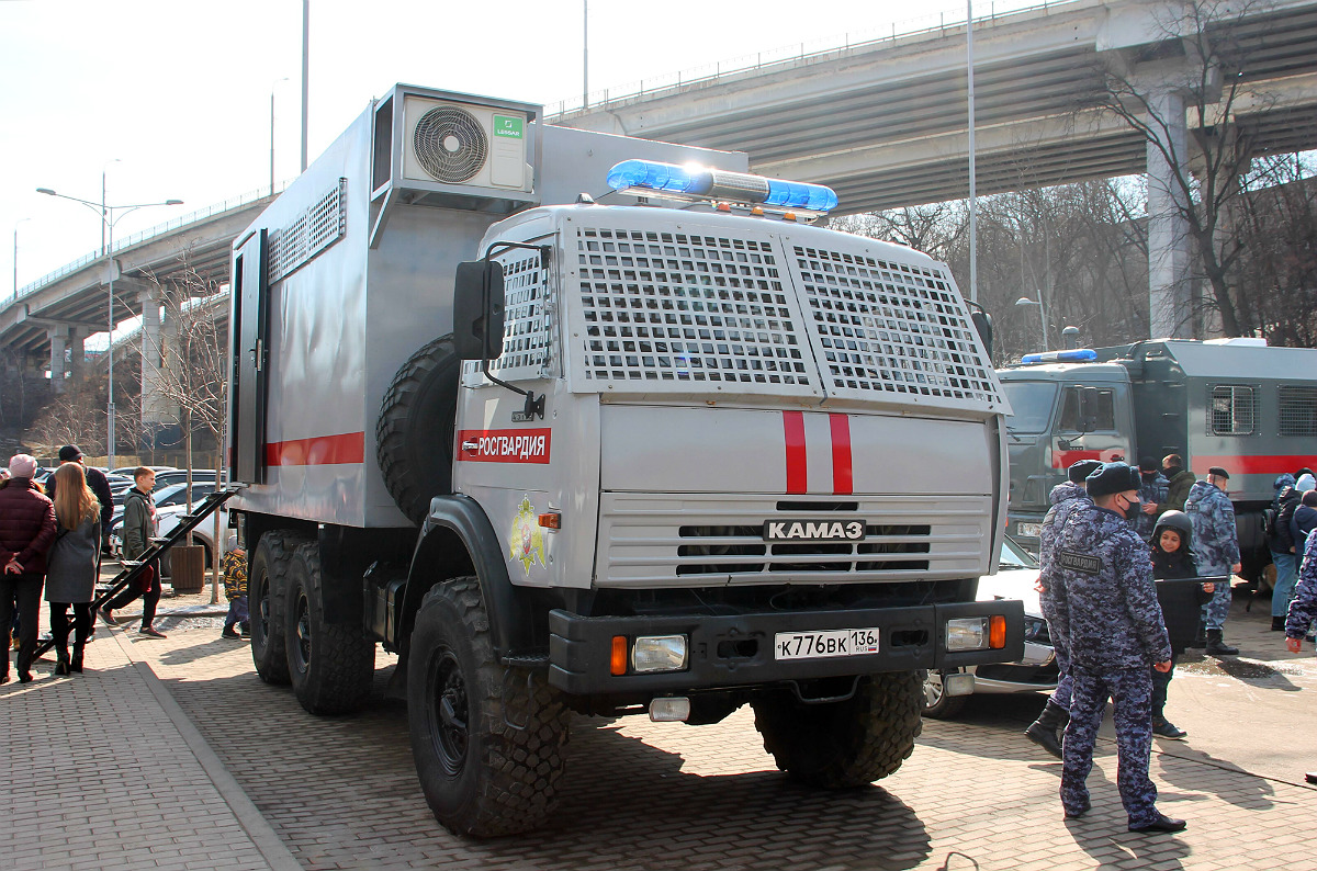 Воронежская область, № К 776 ВК 136 — КамАЗ-43114 (общая модель)