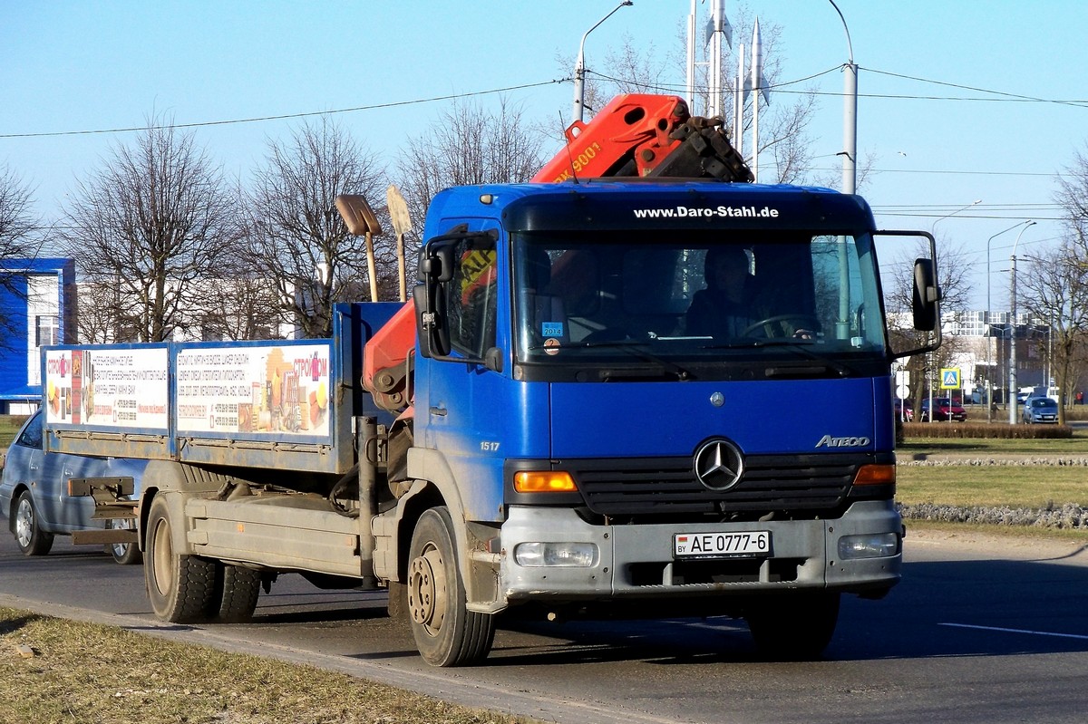 Могилёвская область, № АЕ 0777-6 — Mercedes-Benz Atego 1517