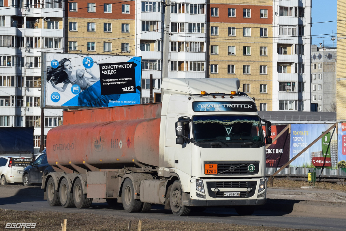 Архангельская область, № К 328 ЕС 29 — Volvo ('2008) FH.400 [X9P]