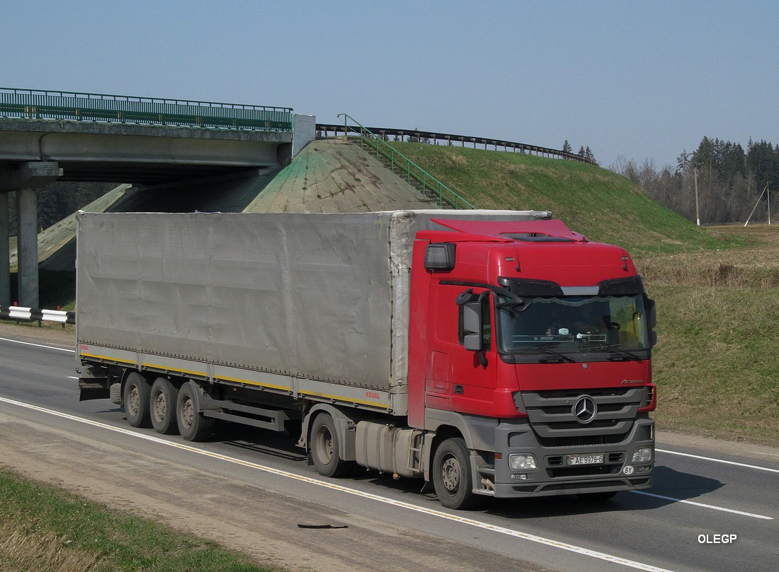 Могилёвская область, № АЕ 9979-6 — Mercedes-Benz Actros ('2009)