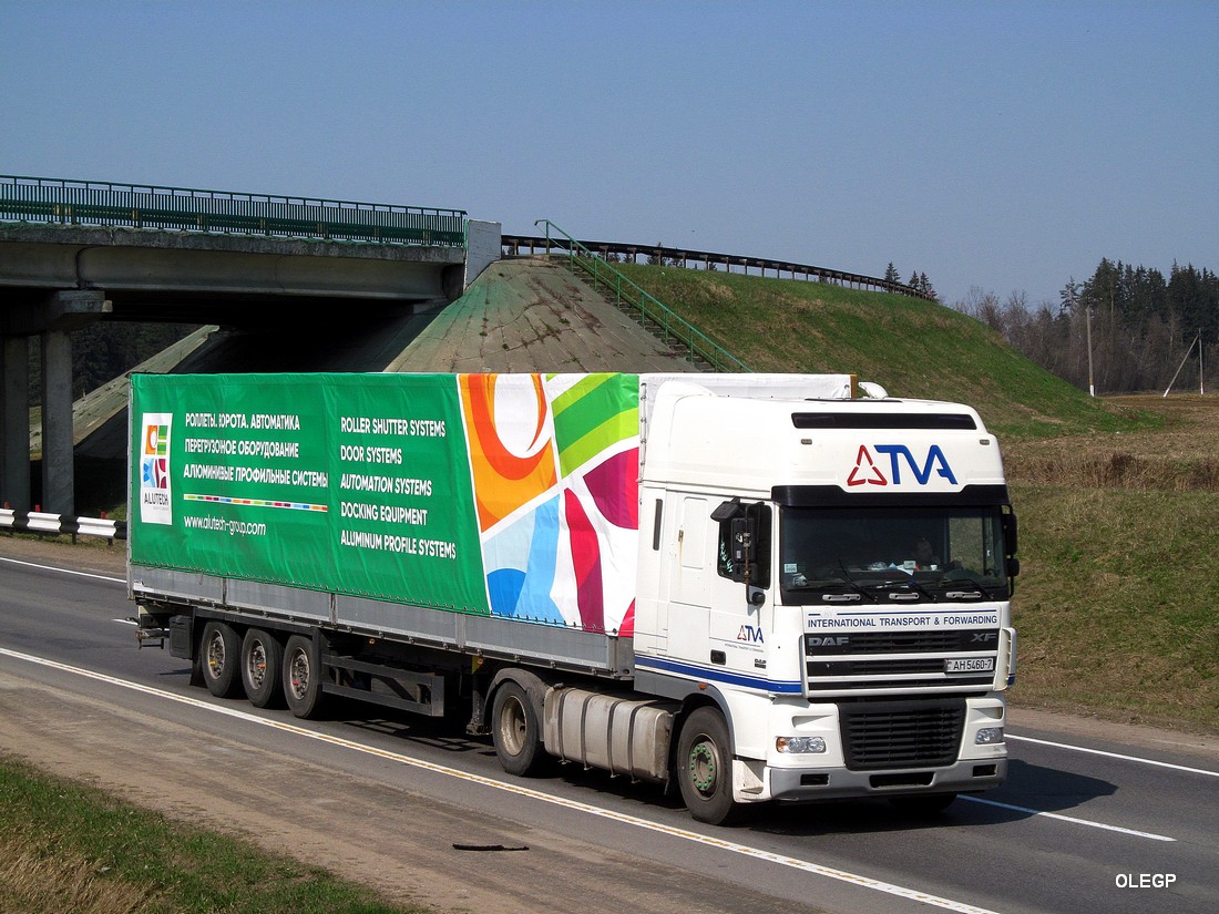 Минск, № АН 5460-7 — DAF XF95 FT