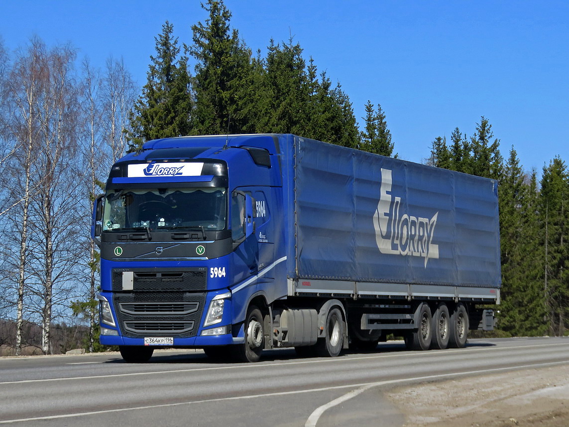 Свердловская область, № 5964 — Volvo ('2012) FH.420 [X9P]