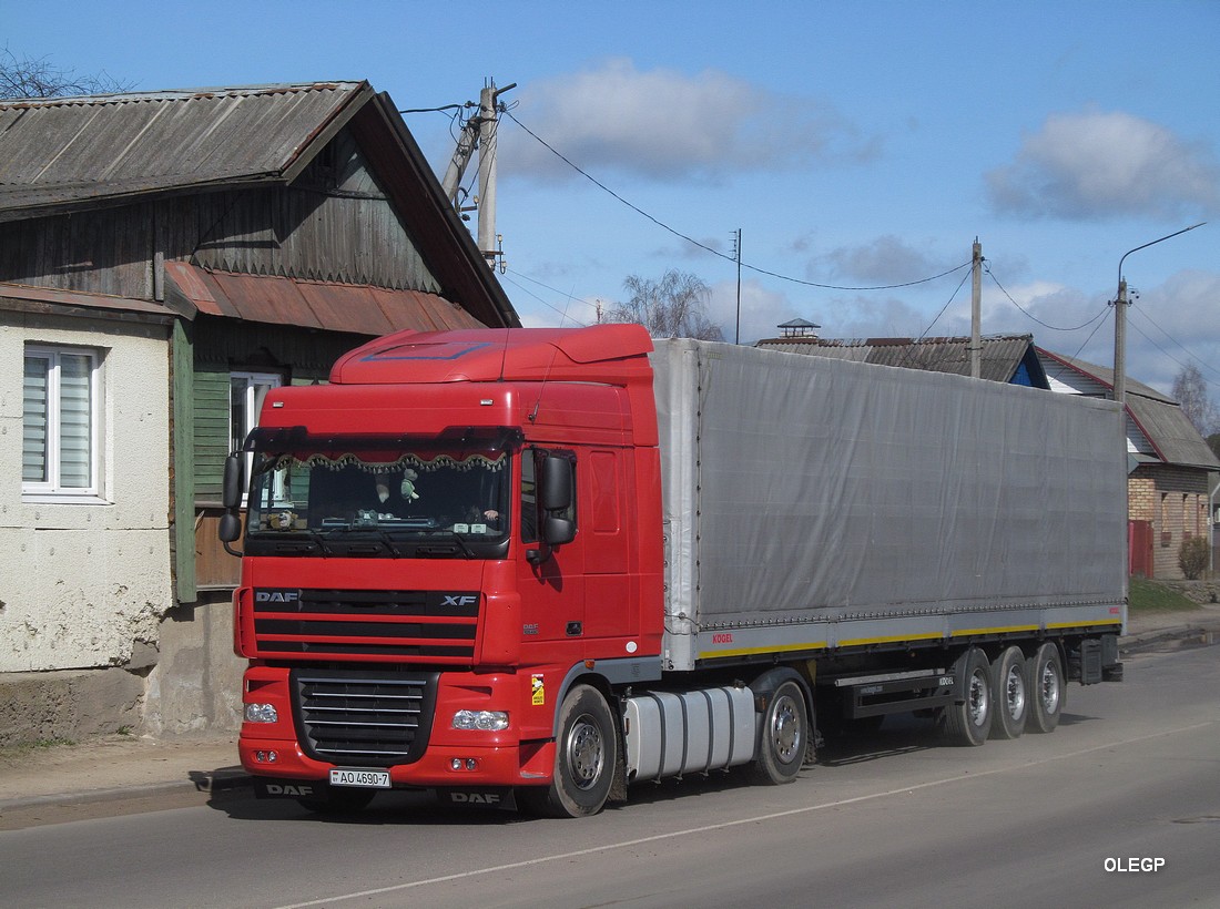 Минск, № АО 4690-7 — DAF XF105 FT