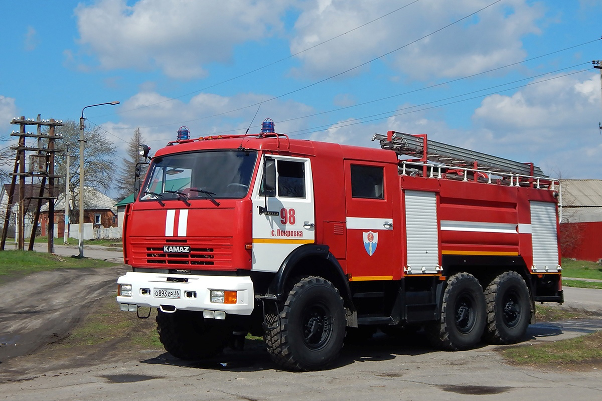 Воронежская область, № О 893 ХР 36 — КамАЗ-43114-15 [43114R]