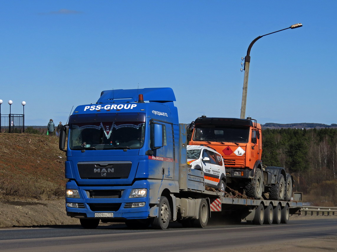 Санкт-Петербург, № О 009 ВН 178 — MAN TGX ('2007) 18.440