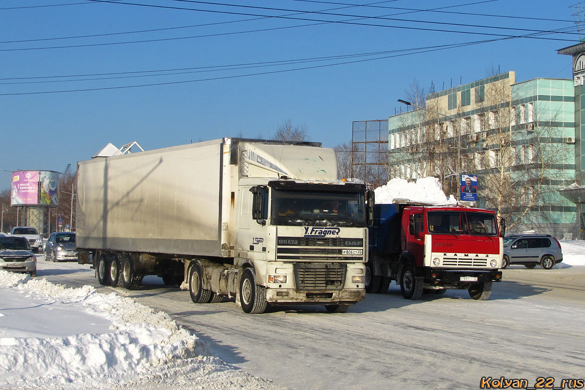 Алтайский край, № Р 806 СТ 22 — DAF 95XF FT