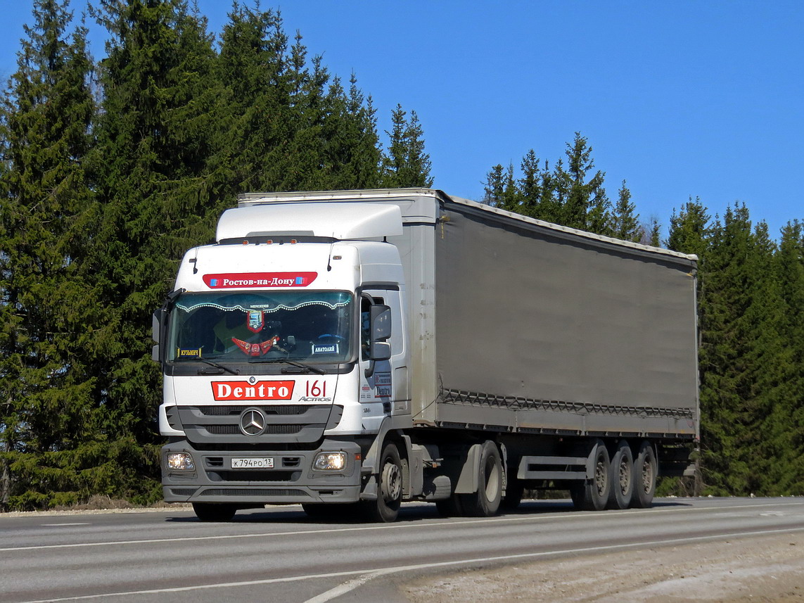 Мордовия, № К 794 РО 13 — Mercedes-Benz Actros '09 1841 [Z9M]