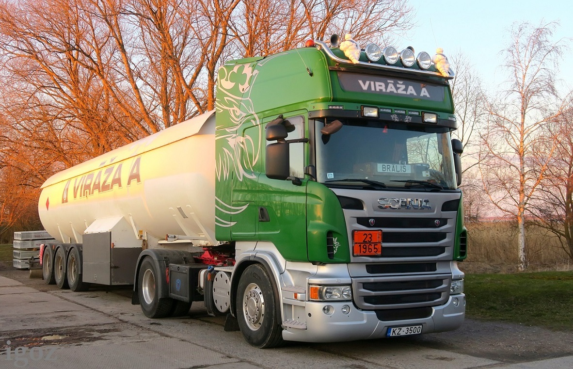 Латвия, № KZ-3500 — Scania ('2009) R420