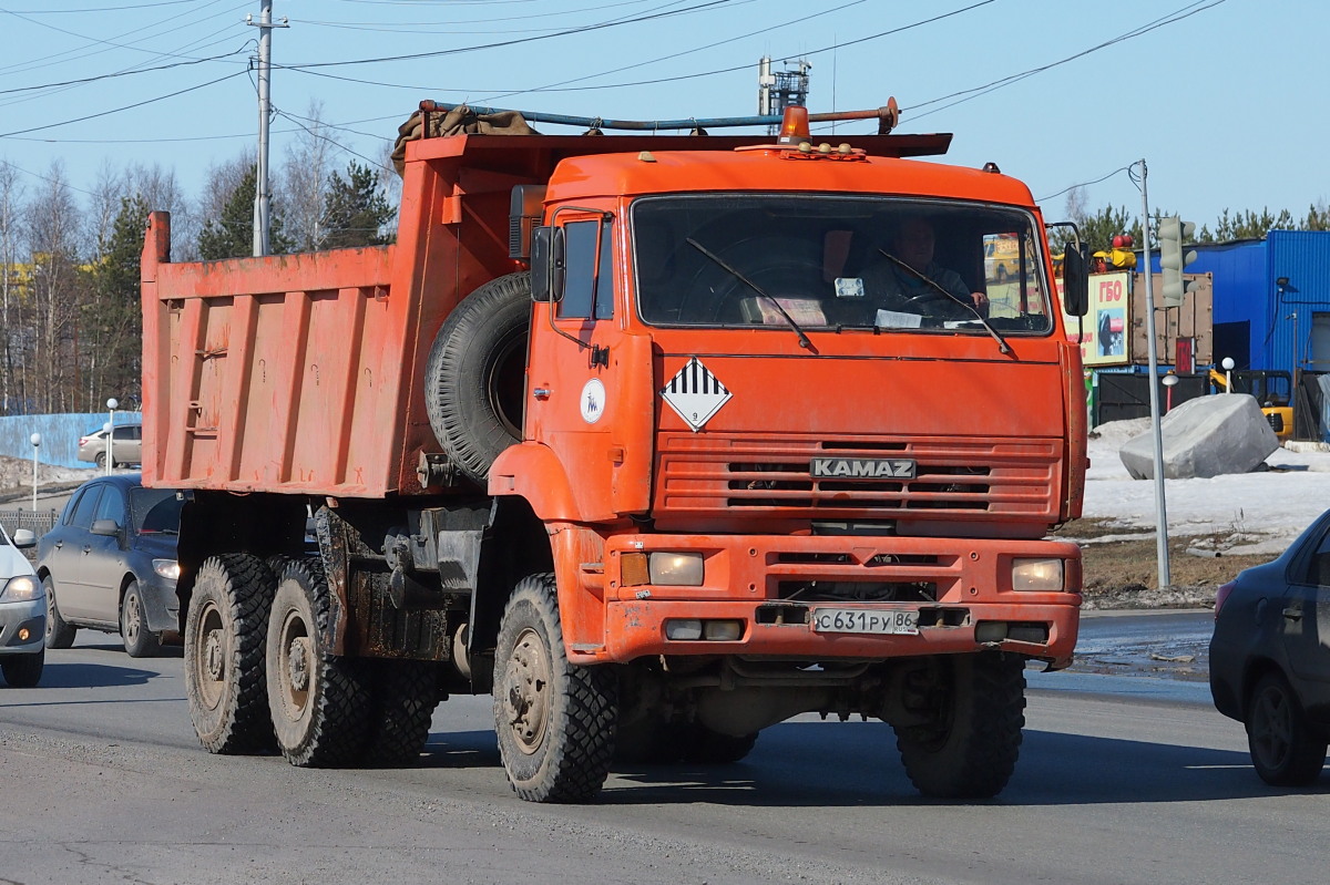 Ханты-Мансийский автоном.округ, № С 631 РУ 86 — КамАЗ-6522 [652200]