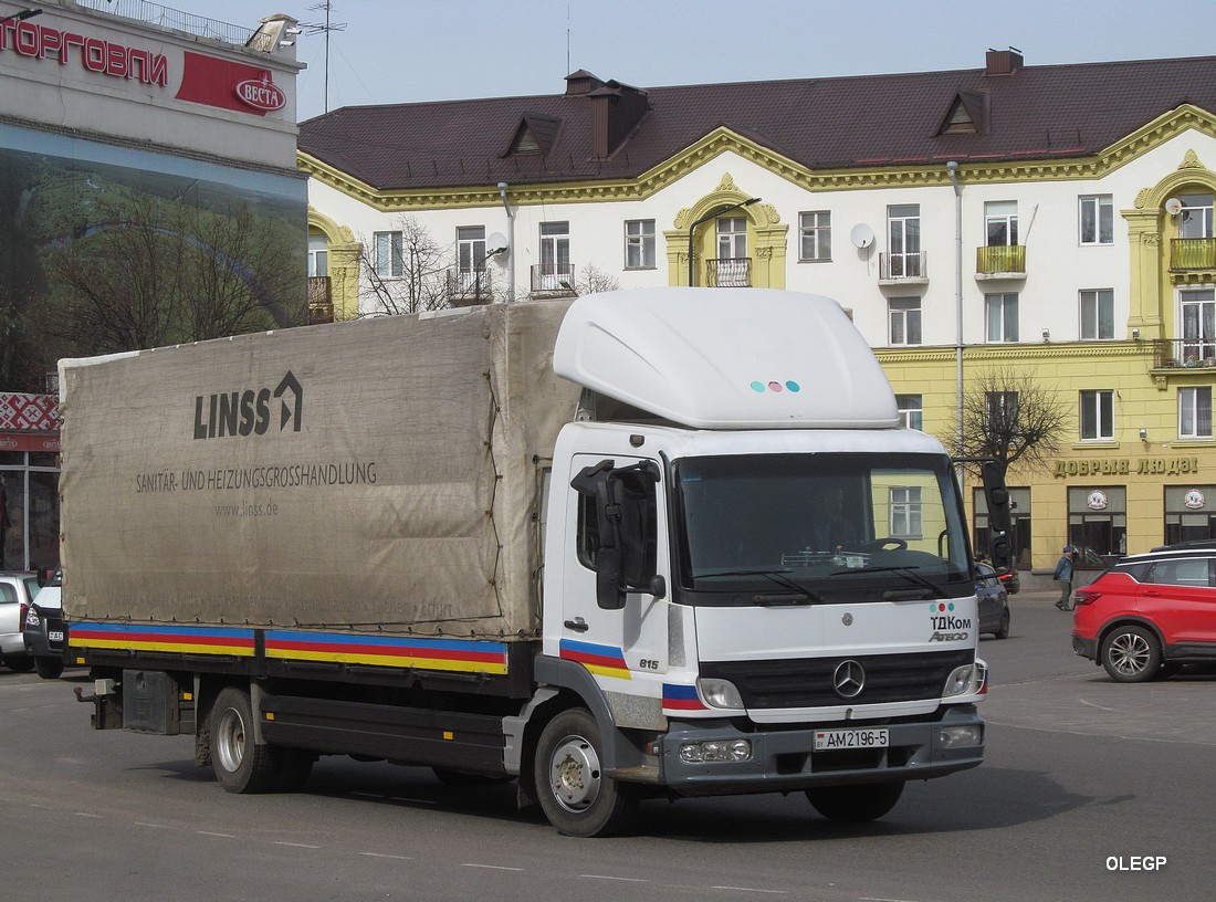 Минская область, № АМ 2196-5 — Mercedes-Benz Atego 815