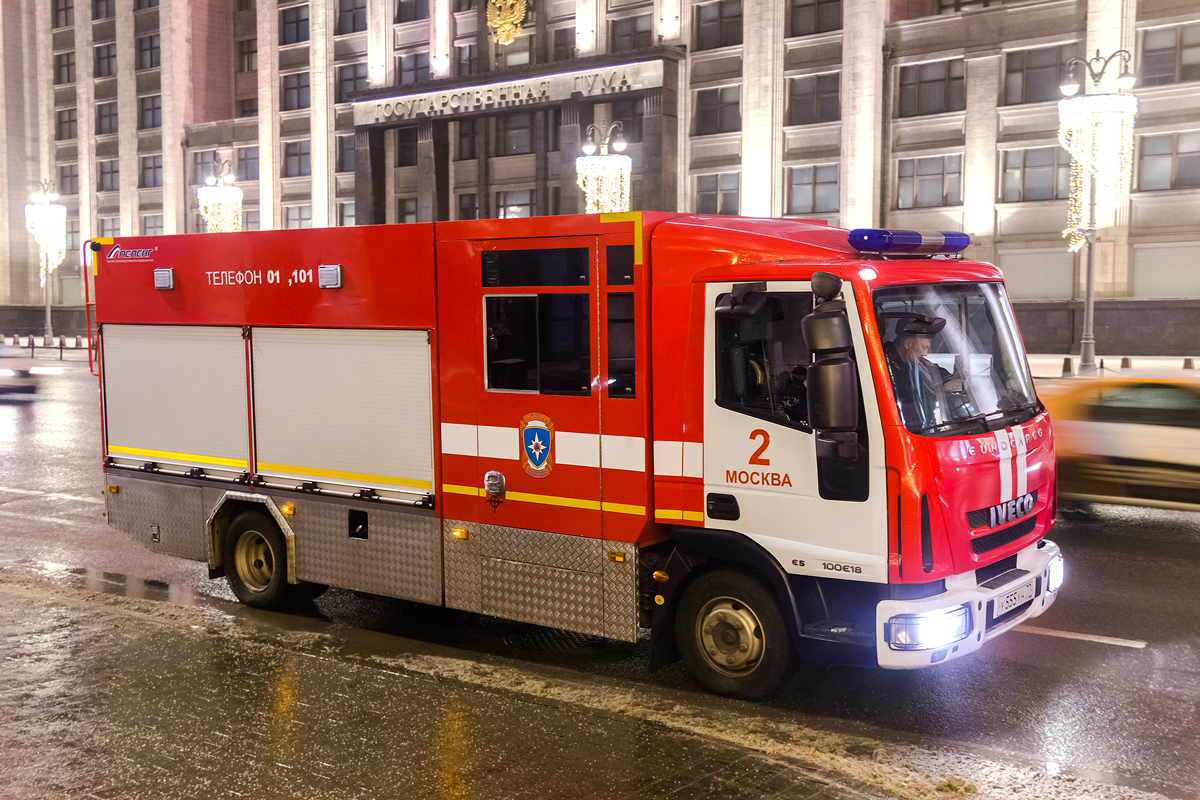 Москва, № У 555 УН 77 — IVECO EuroCargo ('2008)