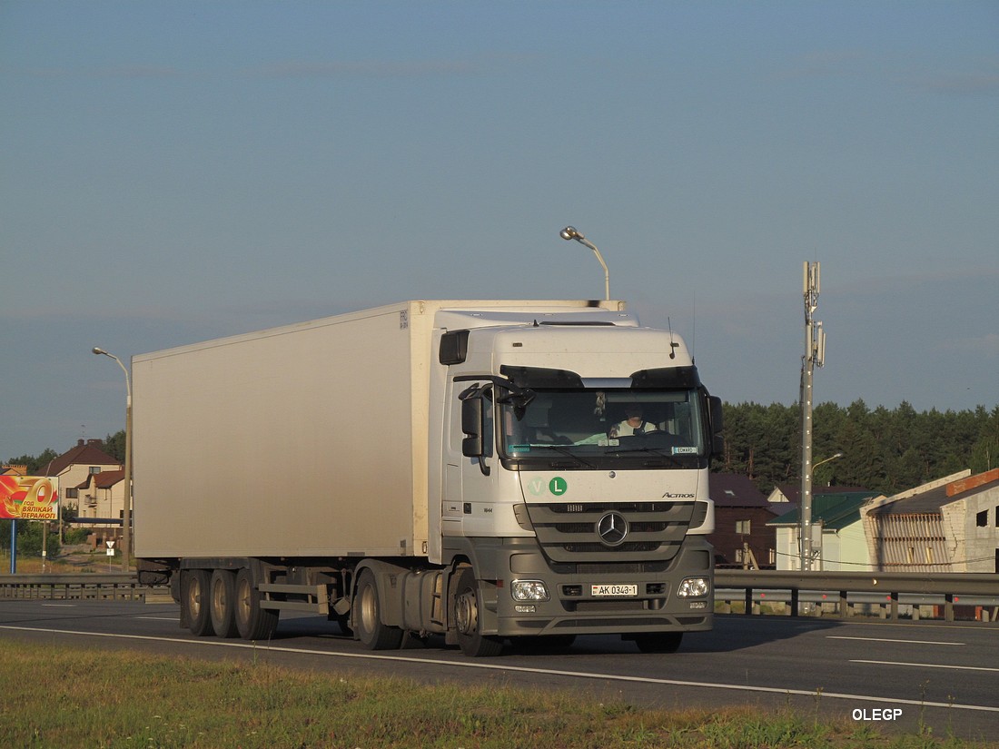 Брестская область, № АК 0343-1 — Mercedes-Benz Actros ('2009) 1844